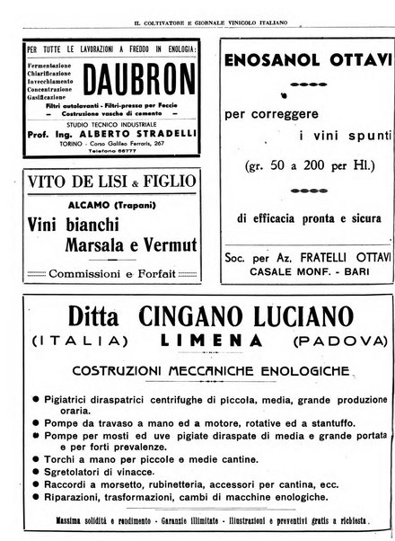 Il coltivatore e giornale vinicolo italiano