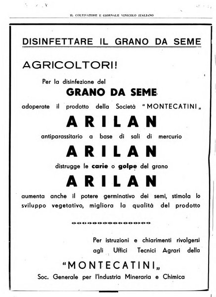 Il coltivatore e giornale vinicolo italiano