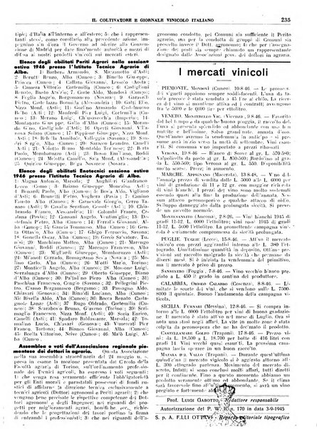 Il coltivatore e giornale vinicolo italiano