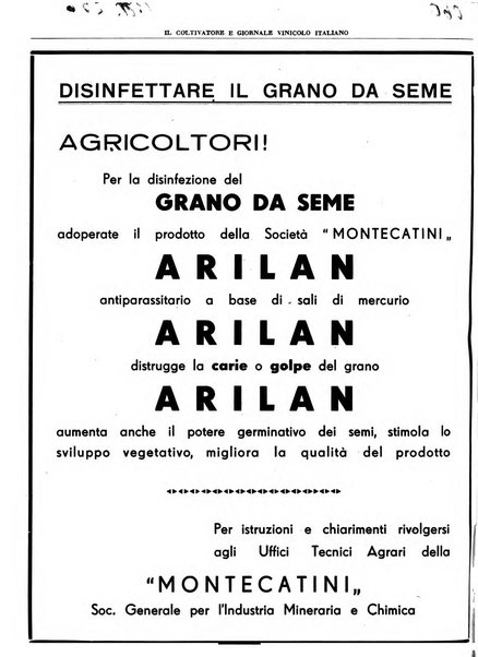 Il coltivatore e giornale vinicolo italiano