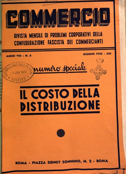 Commercio rivista mensile dell'economia commerciale italiana