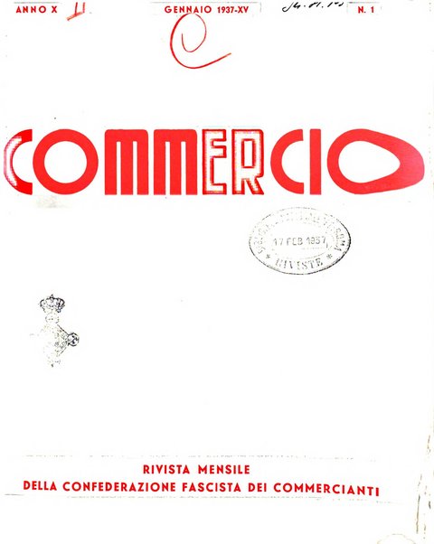 Commercio rivista mensile dell'economia commerciale italiana