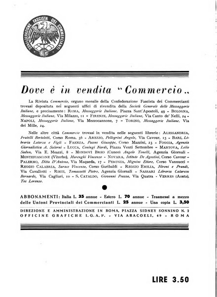 Commercio rivista mensile dell'economia commerciale italiana