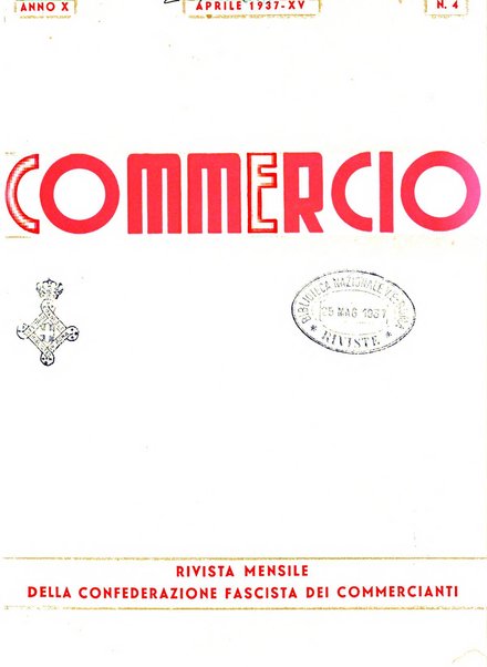 Commercio rivista mensile dell'economia commerciale italiana