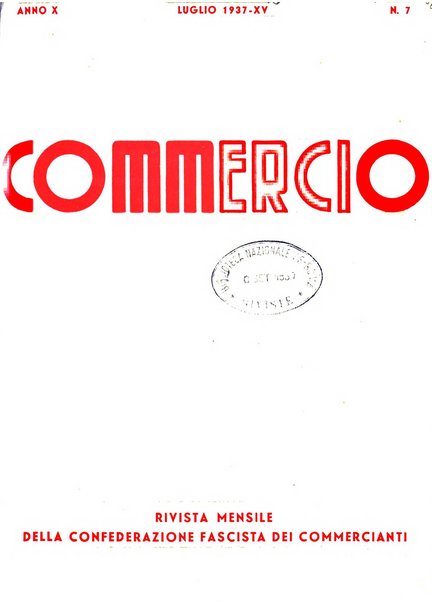 Commercio rivista mensile dell'economia commerciale italiana