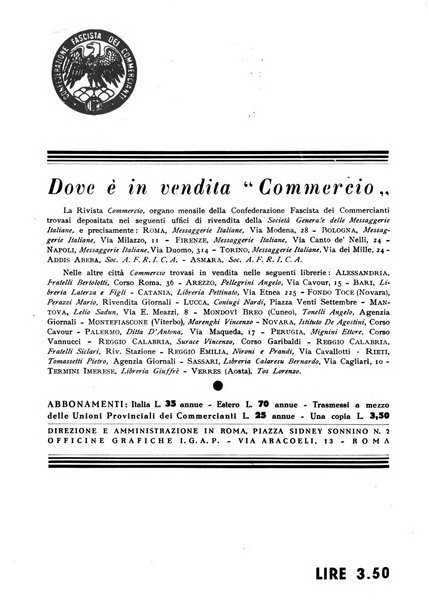 Commercio rivista mensile dell'economia commerciale italiana