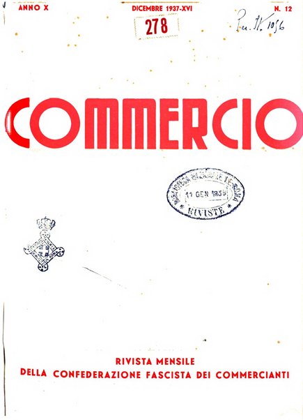 Commercio rivista mensile dell'economia commerciale italiana