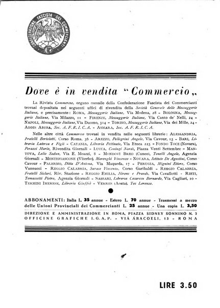 Commercio rivista mensile dell'economia commerciale italiana