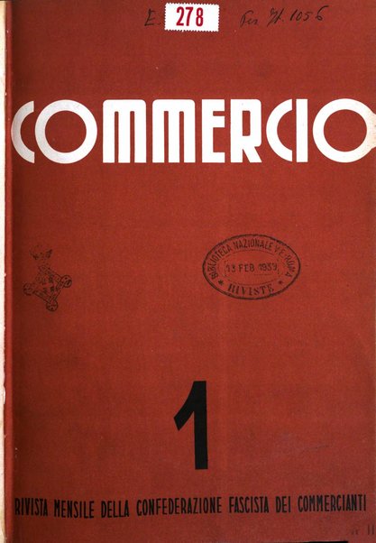 Commercio rivista mensile dell'economia commerciale italiana