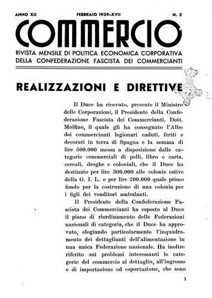 Commercio rivista mensile dell'economia commerciale italiana