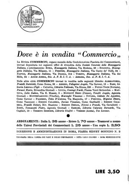 Commercio rivista mensile dell'economia commerciale italiana