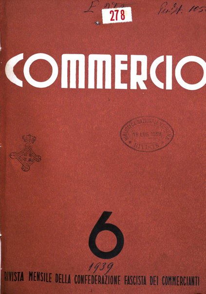 Commercio rivista mensile dell'economia commerciale italiana