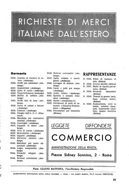 Commercio rivista mensile dell'economia commerciale italiana