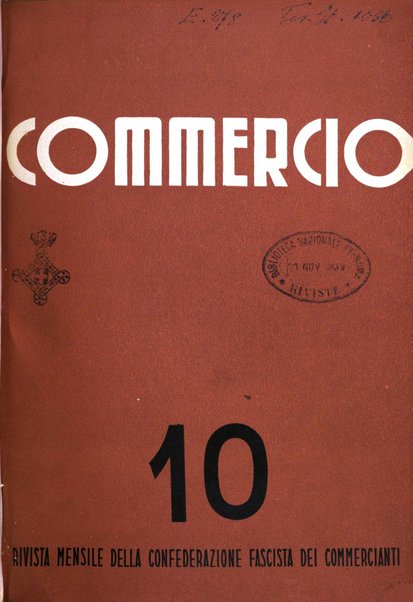 Commercio rivista mensile dell'economia commerciale italiana