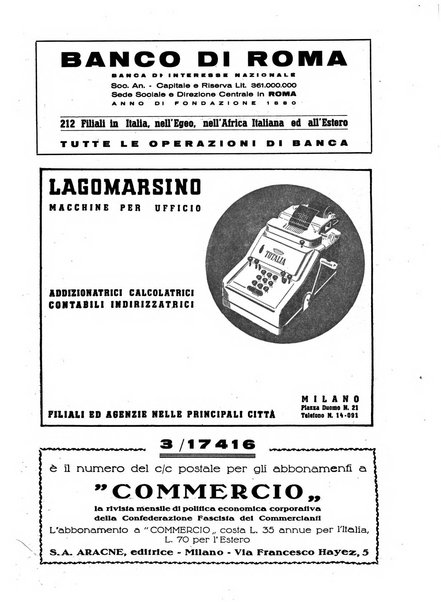 Commercio rivista mensile dell'economia commerciale italiana