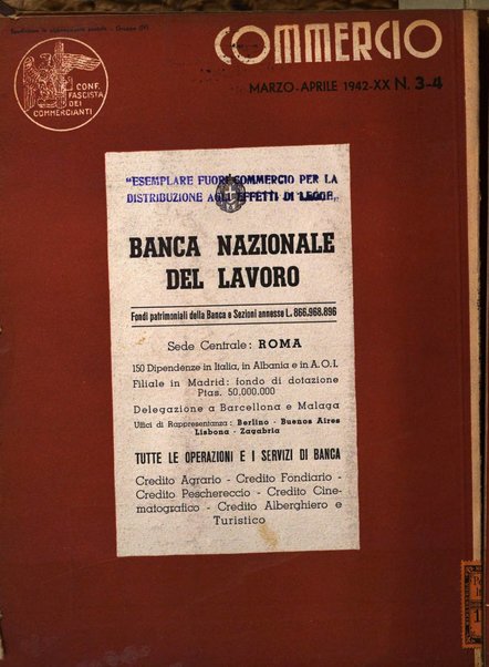 Commercio rivista mensile dell'economia commerciale italiana