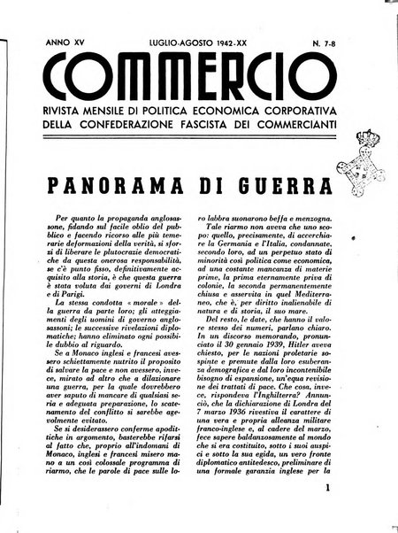 Commercio rivista mensile dell'economia commerciale italiana