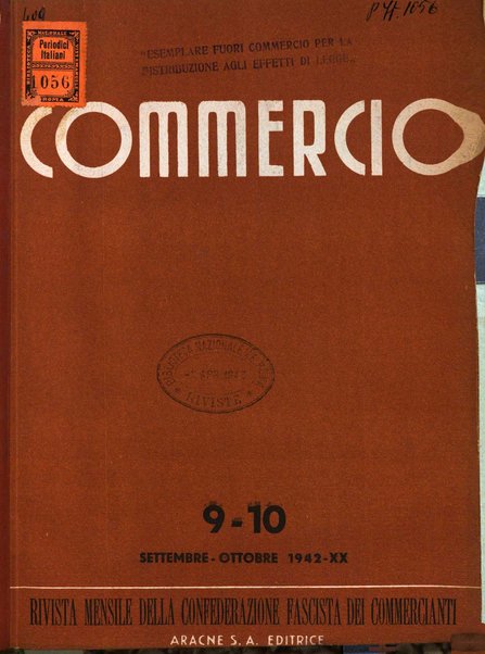 Commercio rivista mensile dell'economia commerciale italiana