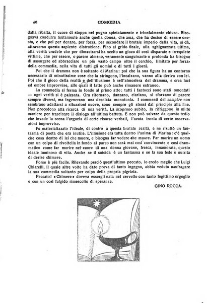 Comoedia fascicolo periodico di commedie e di vita teatrale