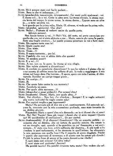 Comoedia fascicolo periodico di commedie e di vita teatrale