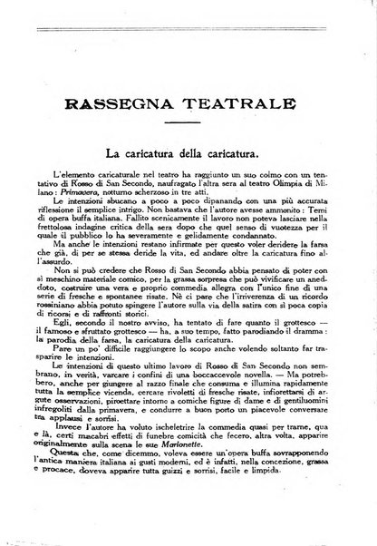 Comoedia fascicolo periodico di commedie e di vita teatrale