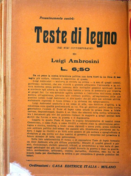 Comoedia fascicolo periodico di commedie e di vita teatrale