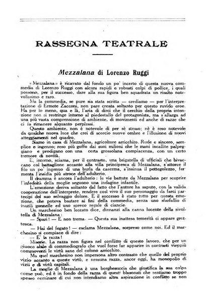 Comoedia fascicolo periodico di commedie e di vita teatrale