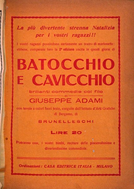 Comoedia fascicolo periodico di commedie e di vita teatrale