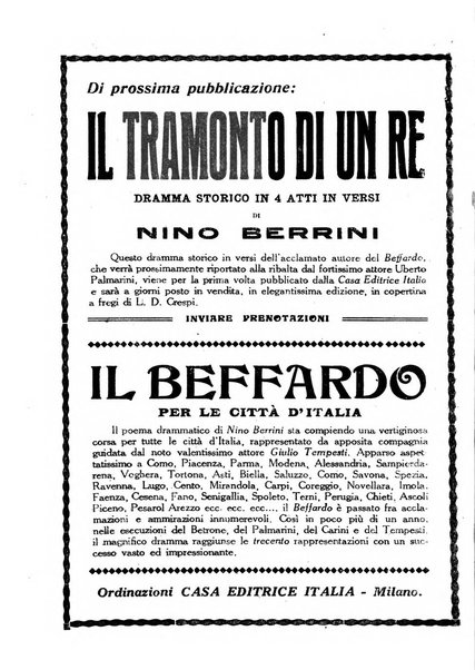 Comoedia fascicolo periodico di commedie e di vita teatrale