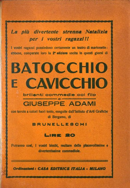 Comoedia fascicolo periodico di commedie e di vita teatrale