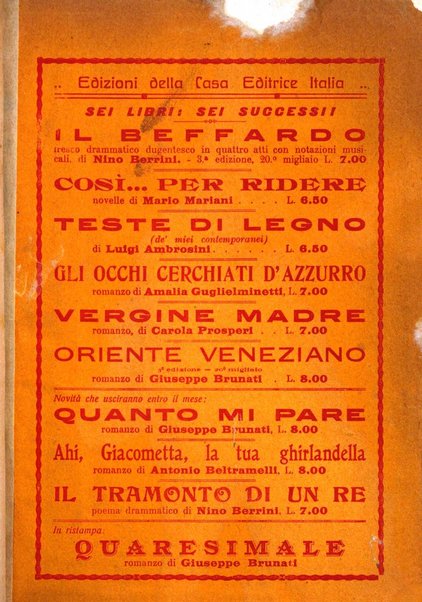 Comoedia fascicolo periodico di commedie e di vita teatrale