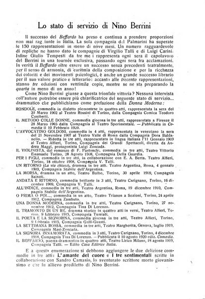 Comoedia fascicolo periodico di commedie e di vita teatrale