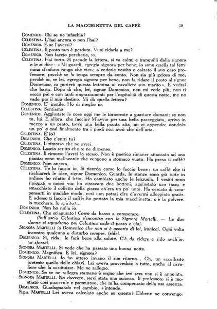 Comoedia fascicolo periodico di commedie e di vita teatrale