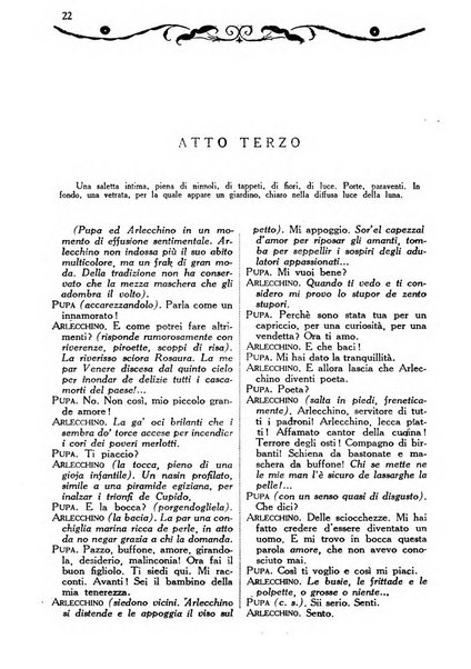 Comoedia fascicolo periodico di commedie e di vita teatrale