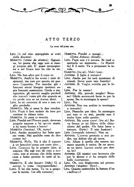 Comoedia fascicolo periodico di commedie e di vita teatrale