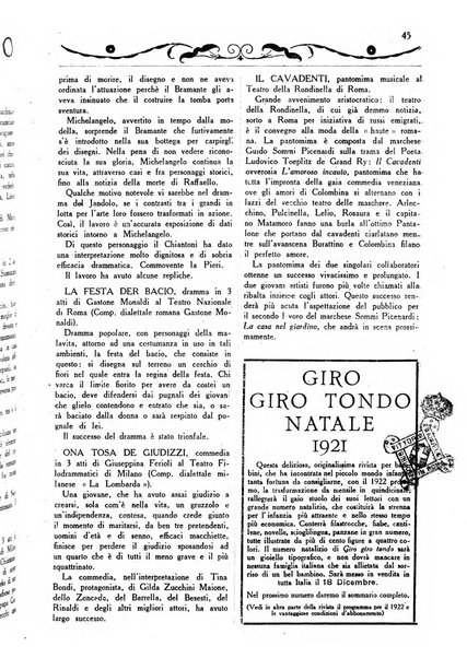 Comoedia fascicolo periodico di commedie e di vita teatrale