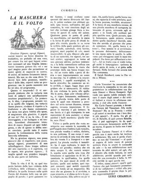 Comoedia fascicolo periodico di commedie e di vita teatrale