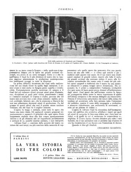 Comoedia fascicolo periodico di commedie e di vita teatrale