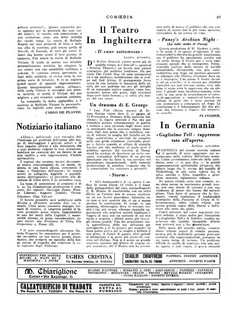 Comoedia fascicolo periodico di commedie e di vita teatrale