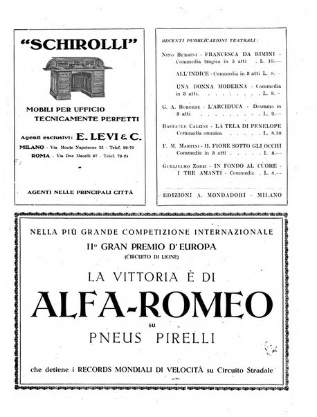 Comoedia fascicolo periodico di commedie e di vita teatrale