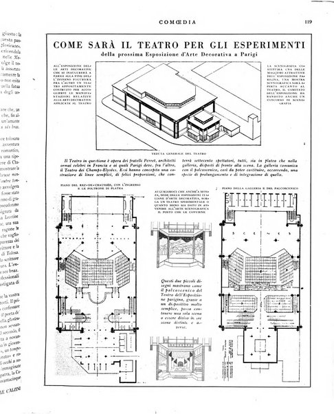 Comoedia fascicolo periodico di commedie e di vita teatrale