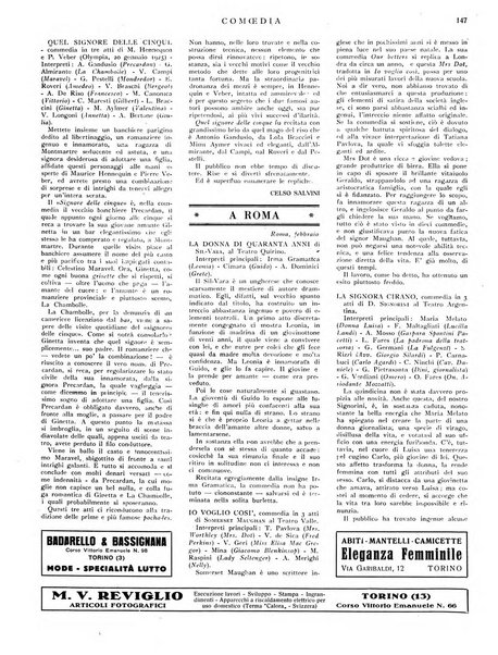 Comoedia fascicolo periodico di commedie e di vita teatrale