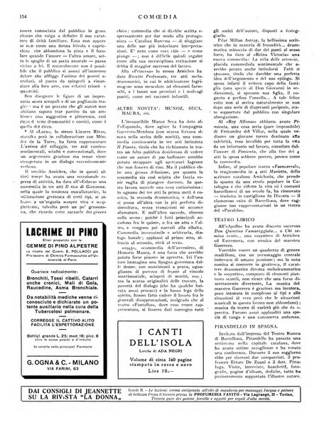 Comoedia fascicolo periodico di commedie e di vita teatrale