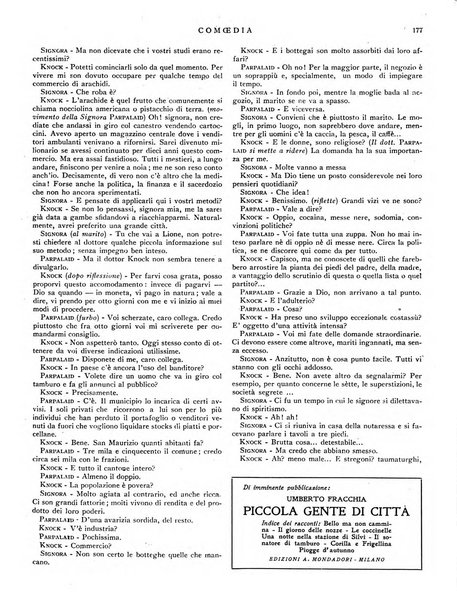 Comoedia fascicolo periodico di commedie e di vita teatrale