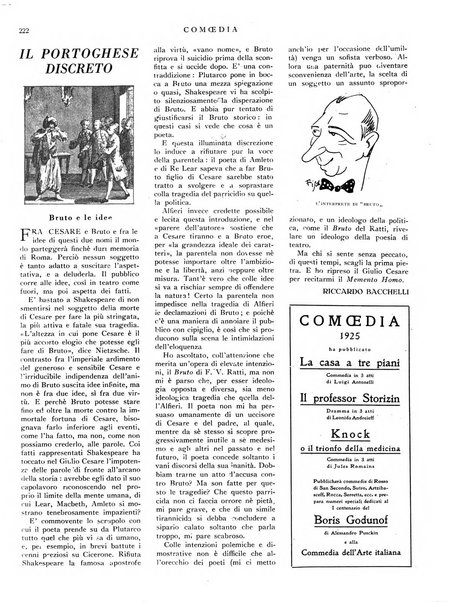 Comoedia fascicolo periodico di commedie e di vita teatrale