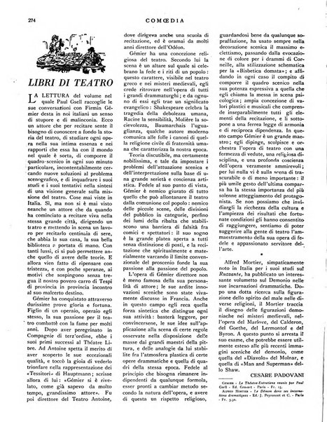 Comoedia fascicolo periodico di commedie e di vita teatrale