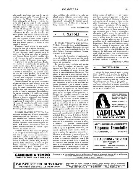 Comoedia fascicolo periodico di commedie e di vita teatrale