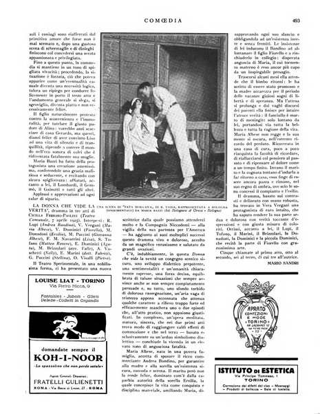 Comoedia fascicolo periodico di commedie e di vita teatrale