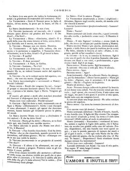 Comoedia fascicolo periodico di commedie e di vita teatrale