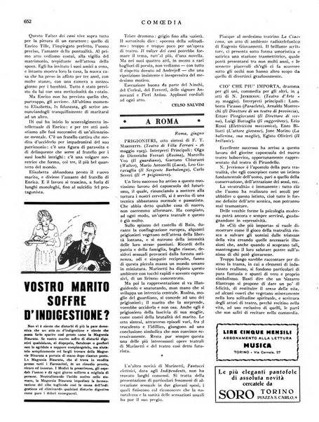 Comoedia fascicolo periodico di commedie e di vita teatrale